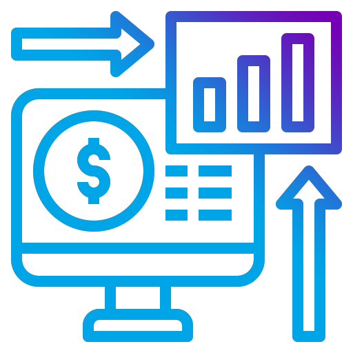 dollar sign and chart representing market insights