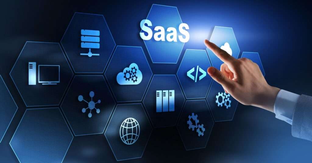 A picture of Saas as cloud service provider 